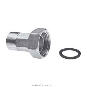 Ferro Полумуфта латунная для водомера 1/2