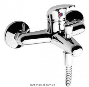 Смеситель однорычажный для ванны с коротким изливом Jika Dino H21727004000