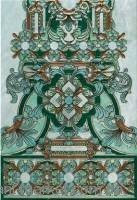 Керамін ПліткаАЛЕКСАНДРІЯ 4 тип-3 колона (золото) декор 139834