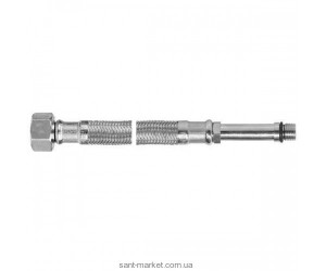 Ferro Шланг в стальной оплётке 1/2”xM10x1 с длинным наконечником L=40см WBS25
