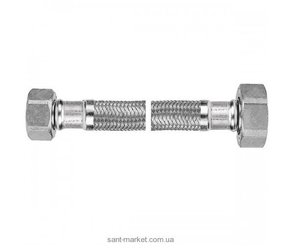 Ferro Шланг в стальной оплётке 3/4” нарезно-нарезной L=100см PWS78