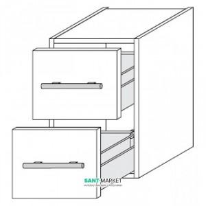 Тумба под раковину Gorenje Avon подвесная 30х45х50 светлый орех/венге 791304