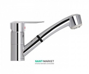 Смеситель для кухни с выдвижной лейкой Mofem Mode однорычажный 152-0046-60