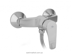 Змішувач для душу настінний змішувач Mofem Jun Evo з душовим набором хром 153-0047-10