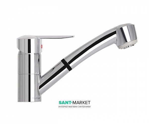 Смеситель для кухни с выдвижной лейкой Mofem Mode однорычажный 152-0046-60