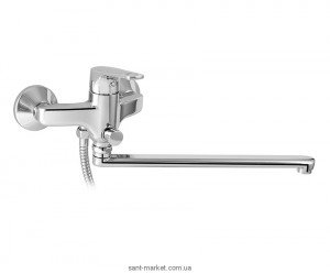 Смеситель однорычажный для ванны с длинным изливом Mofem коллекция Jun Evo хром 155-0065-30