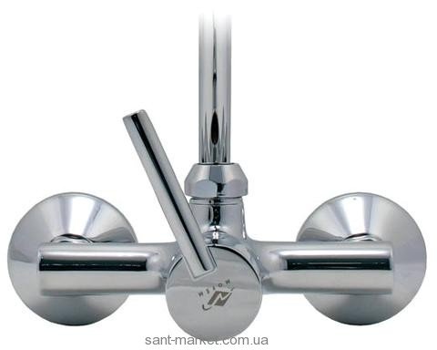 Смеситель для душа настенный однорычажный Mofem коллекция Mambo с душевым набором хром 153-0017-30