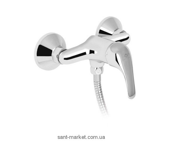 Смеситель для душа настенный однорычажный Mofem коллекция Junior с душевым набором хром 153-0009-00