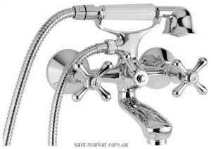 Смеситель двухветильный для ванны с душем Mofem коллекция Treff хром 141-0013-01