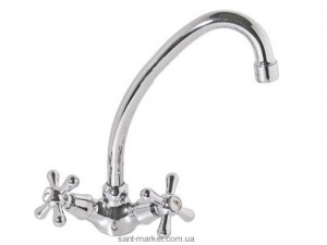 Смеситель для кухни Mofem Treff двухвентильный ретростиль 140-0019-00