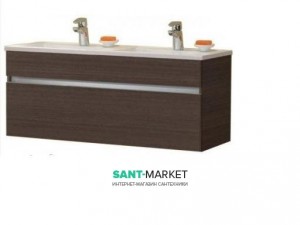 Тумба под раковину Gorenje Fresh Karisma F 120.22 под 2 раковины подвесная 120х49.5х50 белый 910001