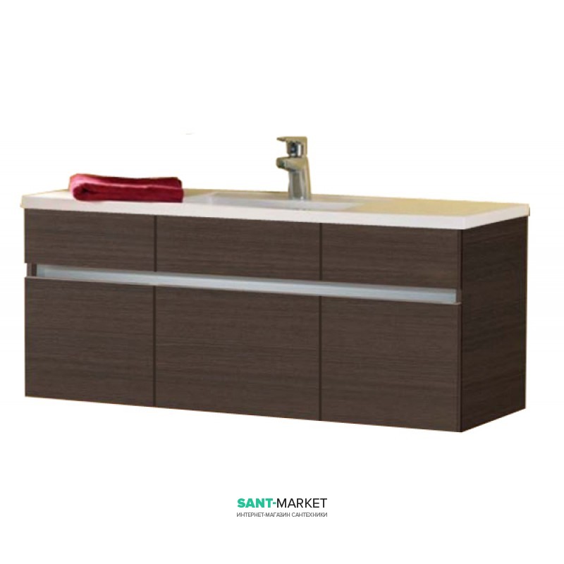 Тумба под раковину Gorenje Fresh Karisma F 120.11 подвесная 120х49.5х50 тик 910032