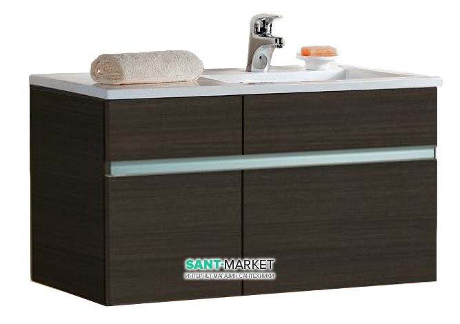 Тумба под раковину Gorenje Fresh F 90.20 L/R подвесная 90х49.5х50 тик 910037