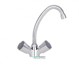 Смеситель для раковины двухвентильный высокий Mofem коллекция Solar Nova хром 140-0021-03