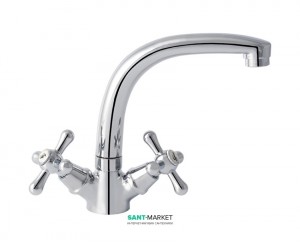 Смеситель для кухни Mofem Treff двухвентильный ретростиль 140-0137-00