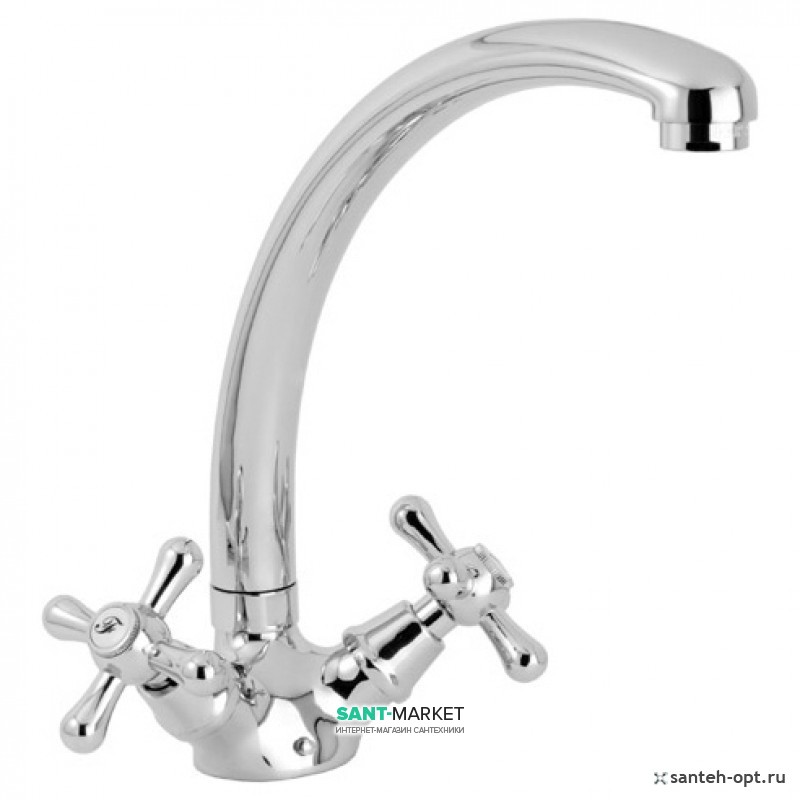 Змішувач для кухні Mofem Treff двухвентильний ретростиль 140-0005-00