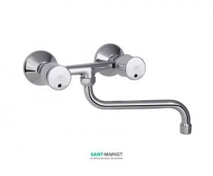 Смеситель для кухни Mofem Spectrum двухвентильный настенный 142-0037-00