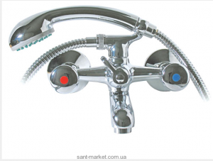 Смеситель двухвентильный для ванны с душем Mofem коллекция Evrosztar хром 141-0094-00