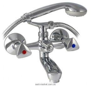 Смеситель двухвентильный для ванны с душем Mofem коллекция Evrosztar хром 141-0094-31