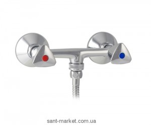 Смеситель для душа настенный двухвентильный Mofem Evrosztar NOVA с душевым набором хром 143-0109-31