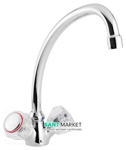 Смеситель для кухни Mofem Primula двухвентильный ретростиль 140-0002-26