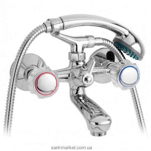 Смеситель двухвентильный для ванны с душем Mofem коллекция Primula хром 141-0055-12