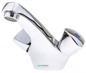 Змішувач для раковини двухвентильний Mofem колекція Evrostar хром 140-0178-42