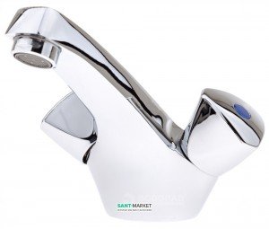 Змішувач для раковини двухвентильний Mofem колекція Evrostar хром 140-0178-42