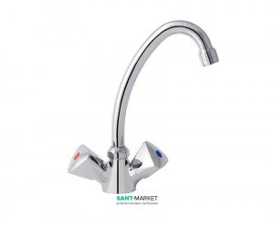 Змішувач для раковини двухвентильний високий Mofem колекція Eurostar Nova хром 140-0198-20