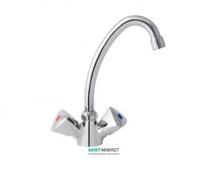 Смеситель для раковины двухвентильный высокий Mofem коллекция Eurostar Nova хром 140-0198-03