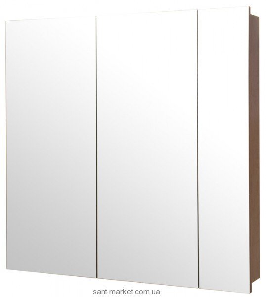 Аквародос Верона Дзеркальна шафа 80см з підсвічуванням правий 008088