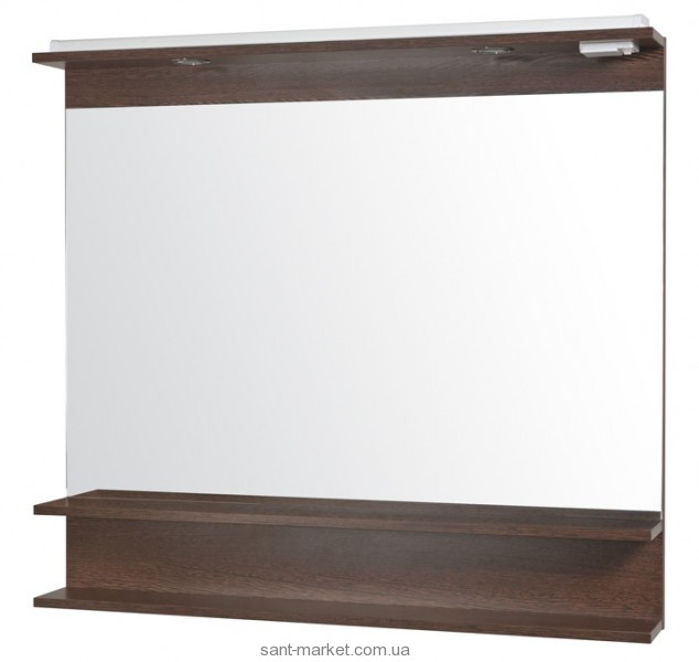 Аквародос Модерн Дзеркало 100 см з полками і підсвічуванням 038407