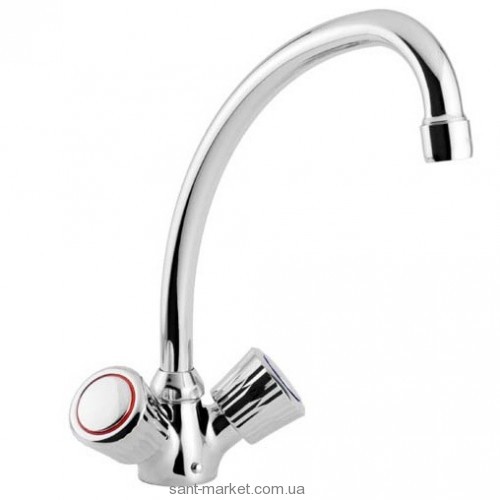 Смеситель для раковины двухвентильный высокий Mofem коллекция Favorit хром 140-0097-01