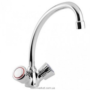 Змішувач для раковини двухвентильний високий Mofem колекція Favorit хром 140-0097-01