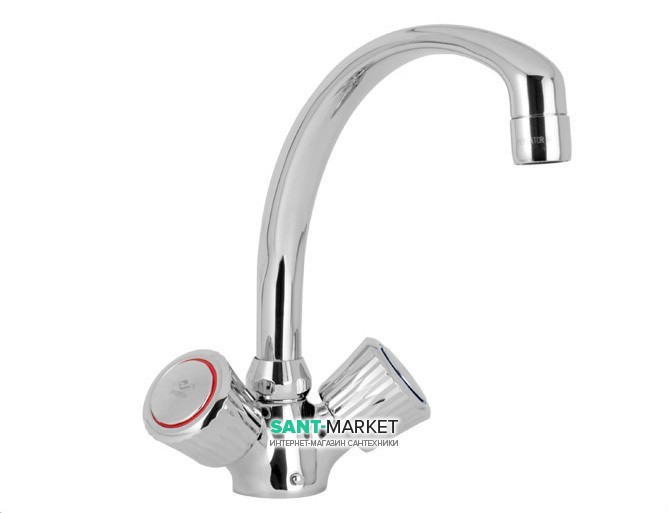 Змішувач для кухні Mofem Favorit двухвентильний ретростиль 140-0036-02