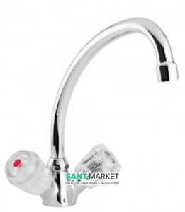 Смеситель для кухни Mofem Iris двухвентильный ретростиль 140-0002-34