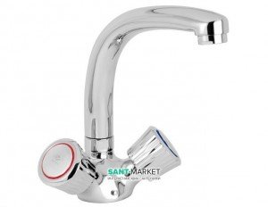 Смеситель для кухни Mofem Favorit двухвентильный ретростиль 140-0006-09