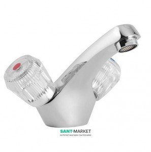 Смеситель для раковины двухвентильный Mofem коллекция Iris хром 140-0174-31