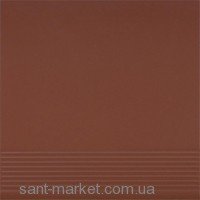 Cerrad Плитка STOPNICA GLADKA BURGUND східці 41798