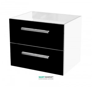 Тумба під раковину Gorenje Alano F 60.82 підвісна 50х45.5х60 чорний глянець 792757