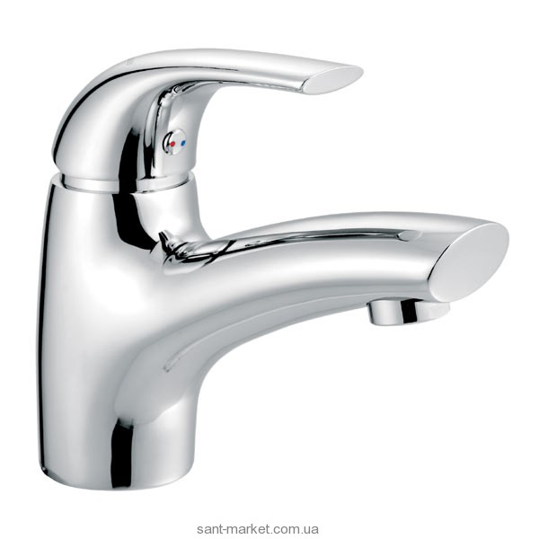 Смеситель для раковины однорычажный с донным клапаном Ferro коллекция Genova хром BGE2VL