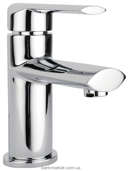 Змішувач для раковини одноважеля з донним клапаном Ferro колекція Torino хром BRT2