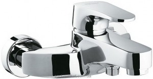 Смеситель однорычажный для ванны с коротким изливом Ferro коллекция Justic хром BBJ1SVL