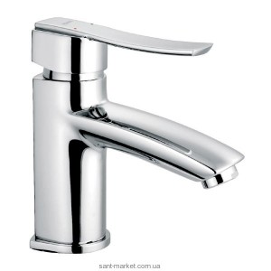 Змішувач для раковини одноважеля з донним клапаном Ferro колекція Veneto хром BVN2VL