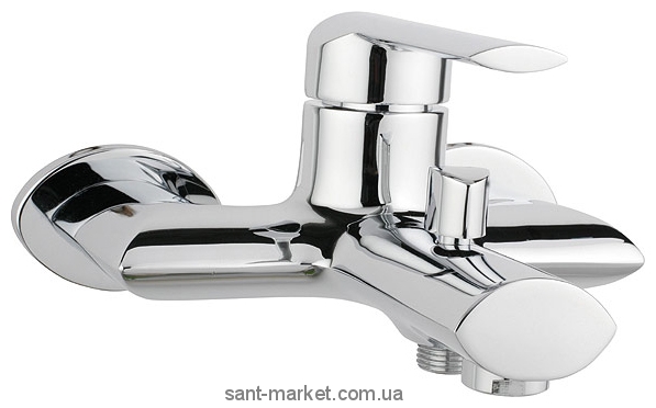 Смеситель однорычажный для ванны с коротким изливом Ferro коллекция Torino хром BRT1