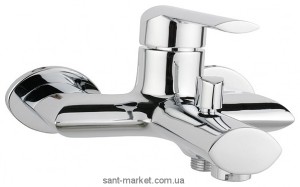 Смеситель однорычажный для ванны с коротким изливом Ferro коллекция Torino хром BRT1