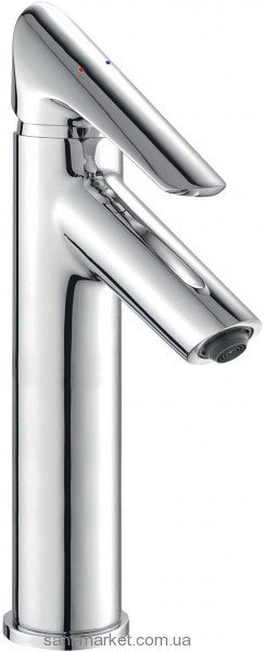 Змішувач для раковини одноважеля з донним клапаном високий Ferro колекція Cassino хром BCS2LVL