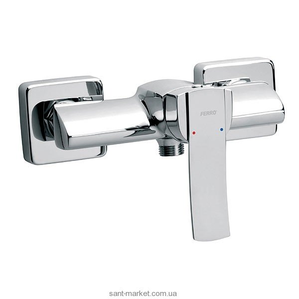 Смеситель для душа настенный однорычажный Ferro коллекция Veneto хром BVN7VL