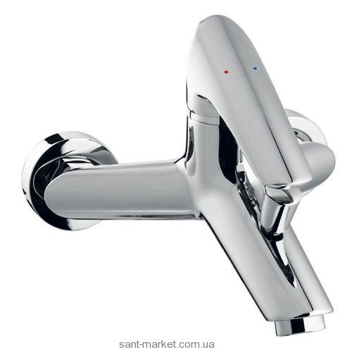 Змішувач одинважільний для ванни з коротким виливом Ferro колекція Cassino хром BCS1VL