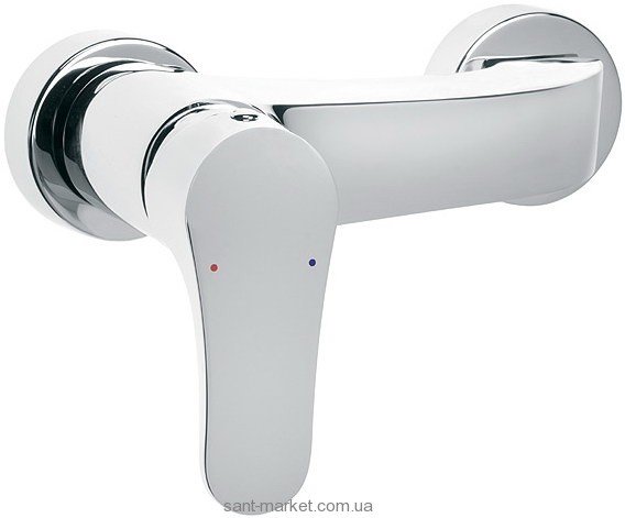Смеситель для душа настенный однорычажный Ferro коллекция Justic хром BBJ7VL